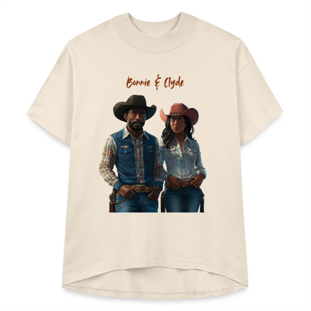 Bonnie & Clyde HI-LO TEE - Natural