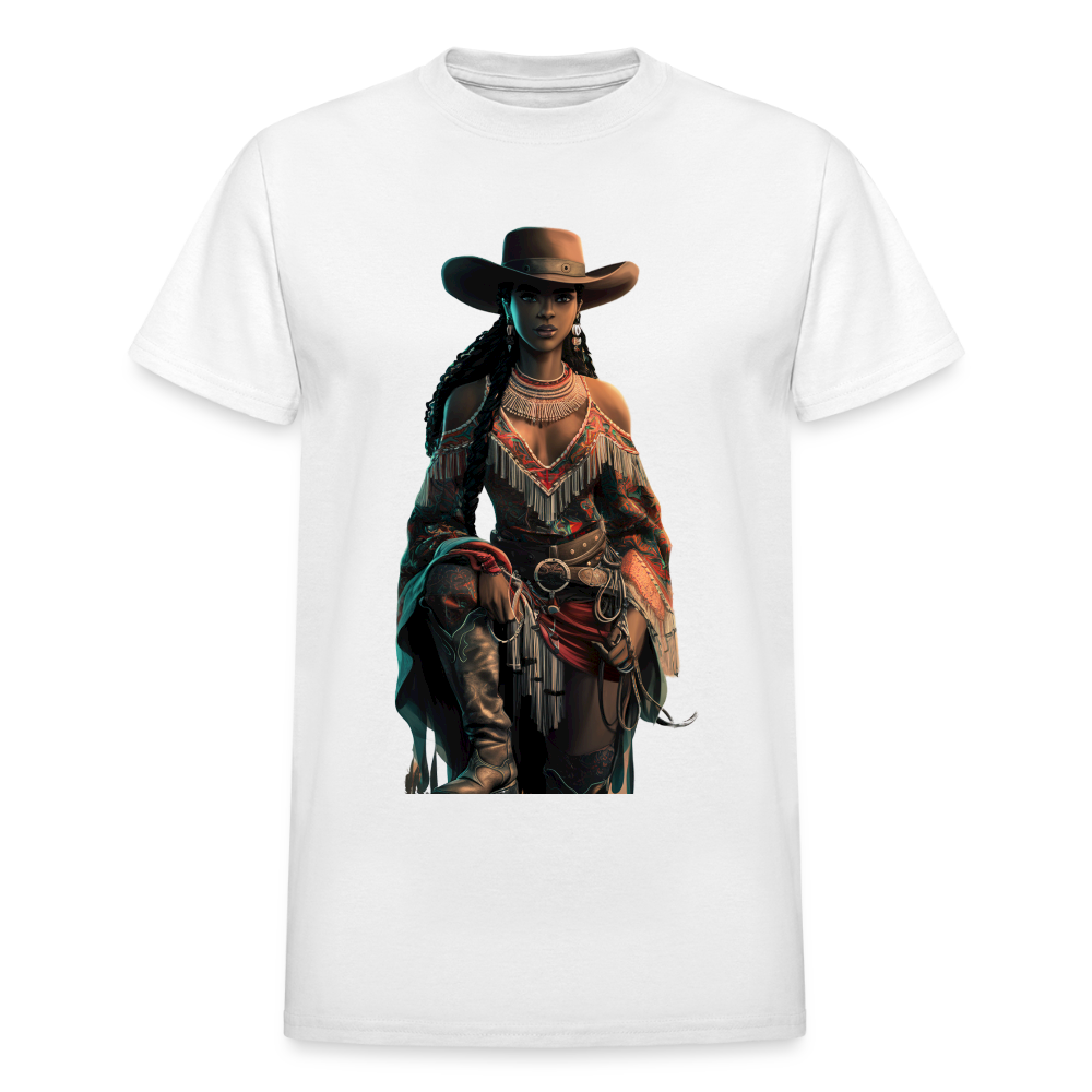 Indigenous Cowgirl UNISEX ULTRA COTTON T-SHIRT - white