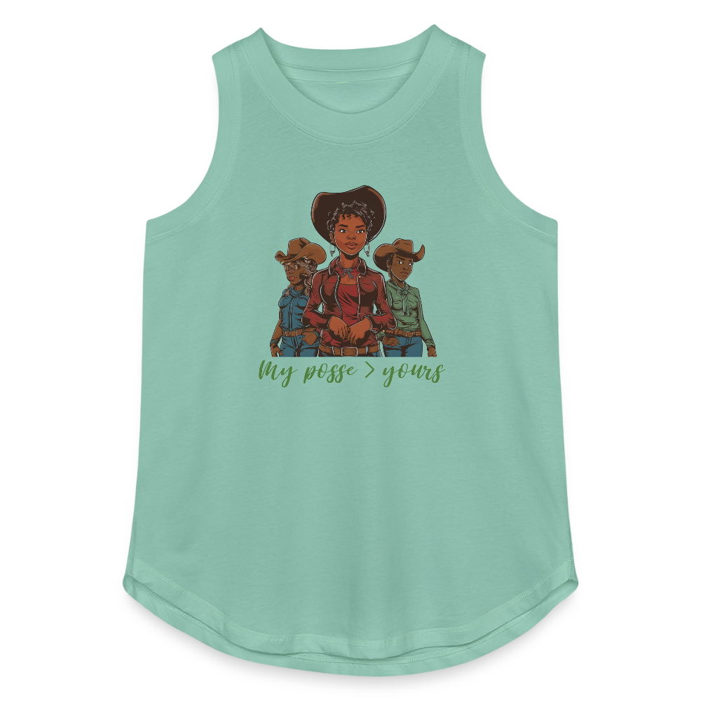 My Posse is Better than Yours RELAXED TANK - saltwater