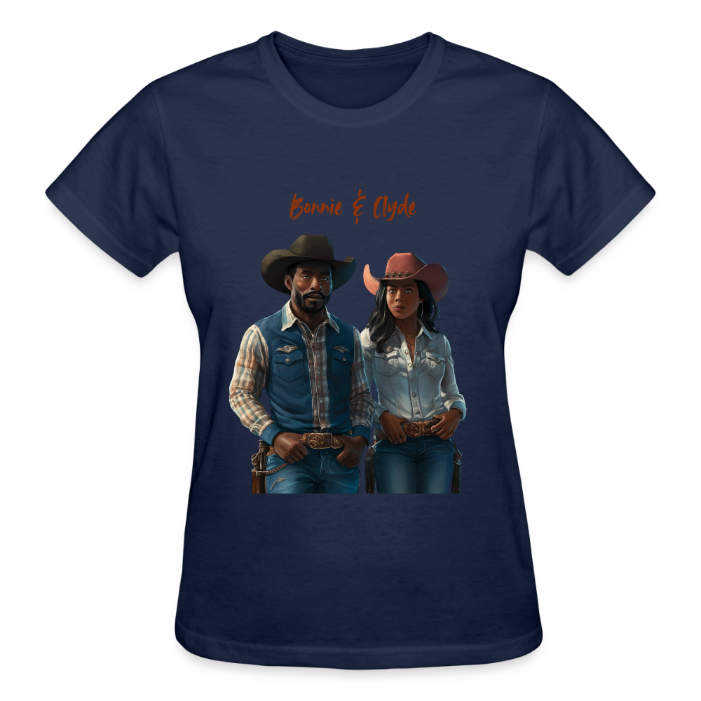Bonnie & Clyde ULTRA COTTON T-SHIRT - navy