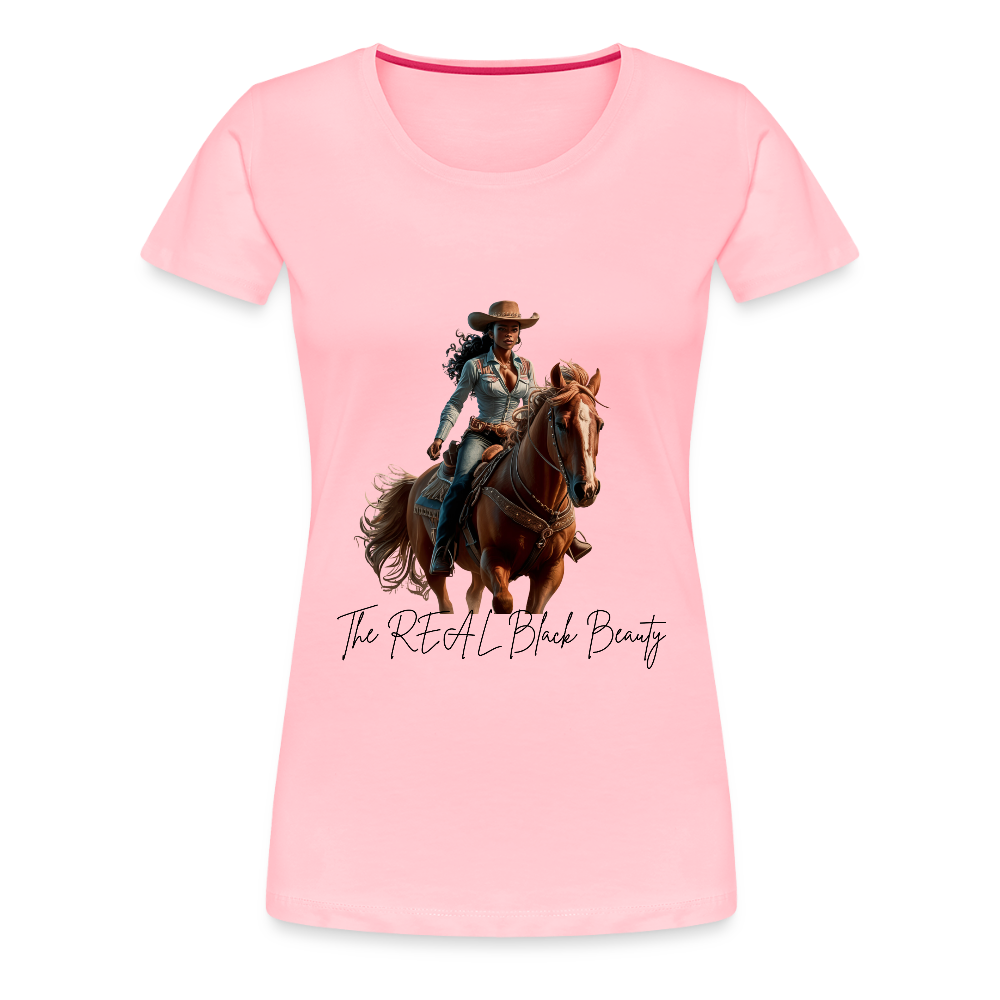 The REAL Black Beauty PREMIUM T-Shirt - pink
