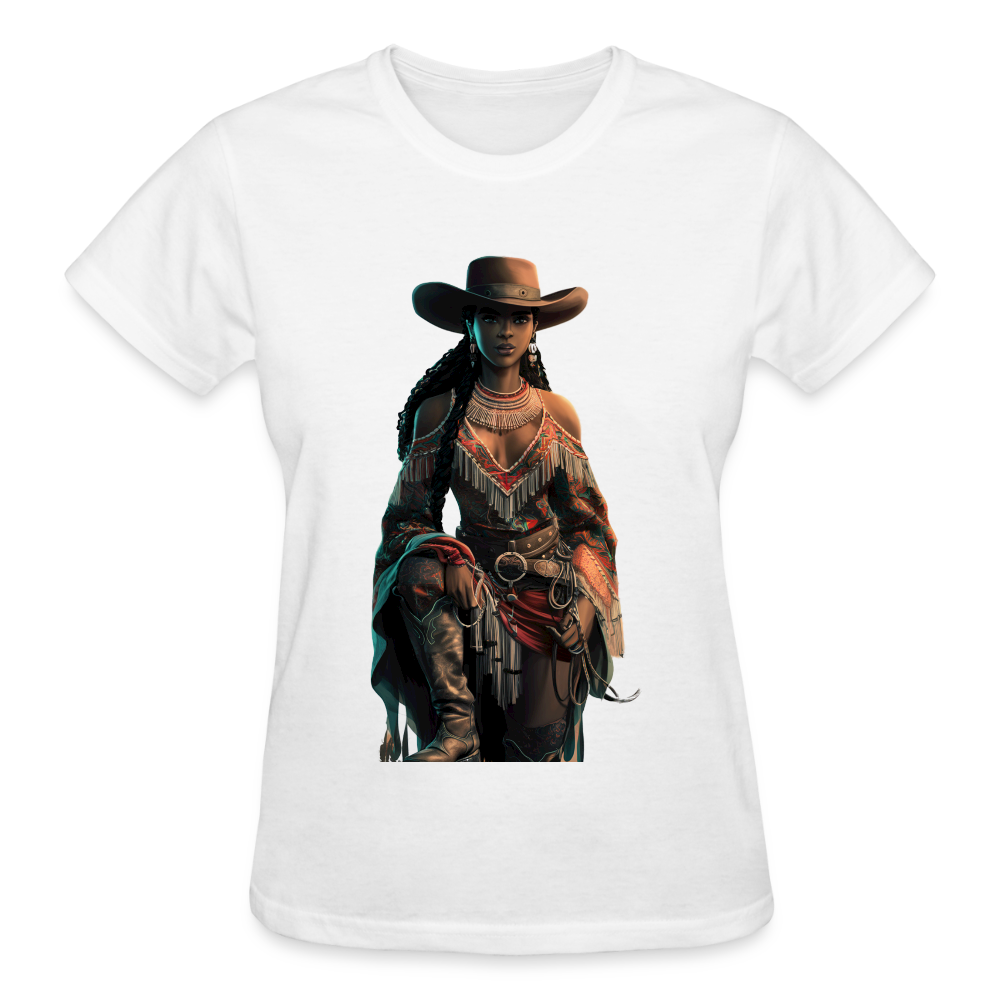 Indigenous Cowgirl WOMEN'S ULTRA COTTON T-SHIRT - white