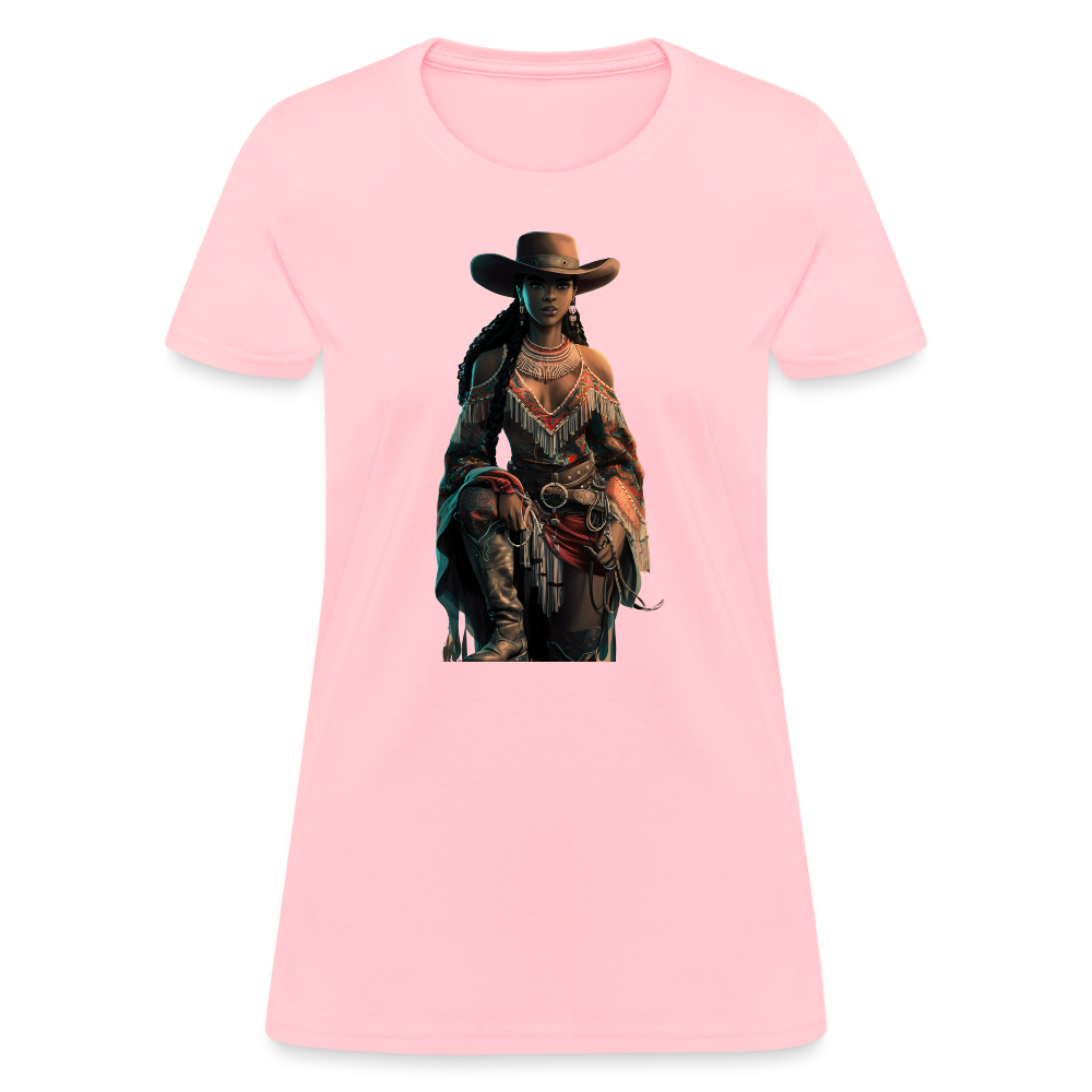 Indigenous Cowgirl T-SHIRT - pink