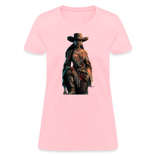Indigenous Cowgirl T-SHIRT - pink